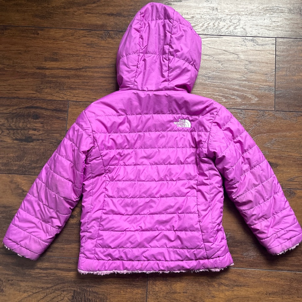 North face Kids’ Mossbud Swirl Reversible  Water Repellent Heatseeker jacket